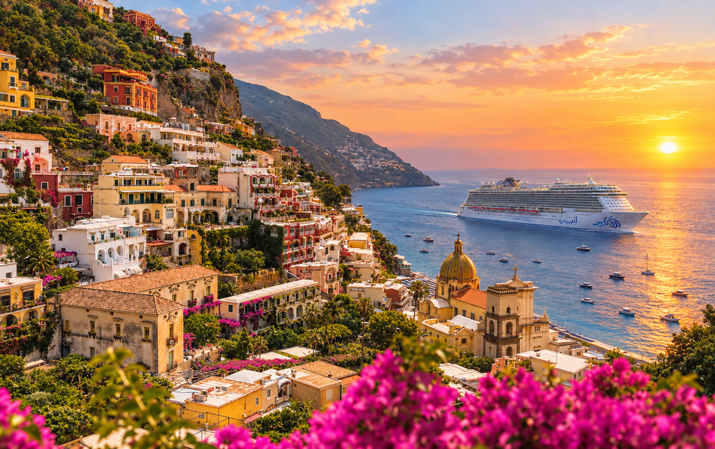 Fly Cruise : 7 Nights Through Mediterenean Shores to Italy